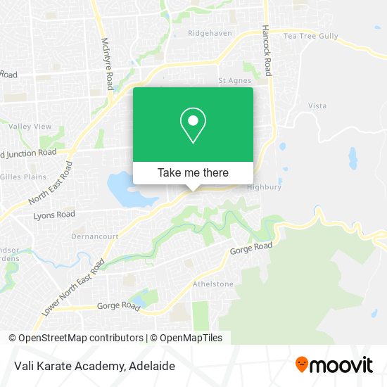 Vali Karate Academy map