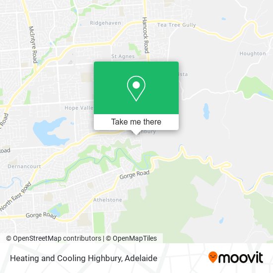 Mapa Heating and Cooling Highbury