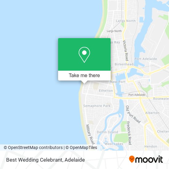 Best Wedding Celebrant map