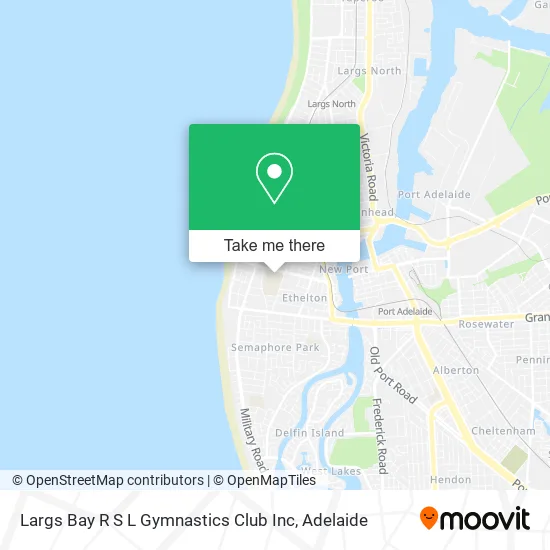 Largs Bay R S L Gymnastics Club Inc map