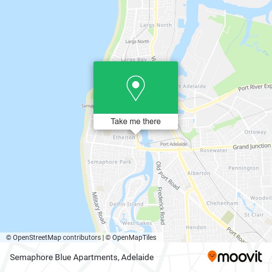 Mapa Semaphore Blue Apartments