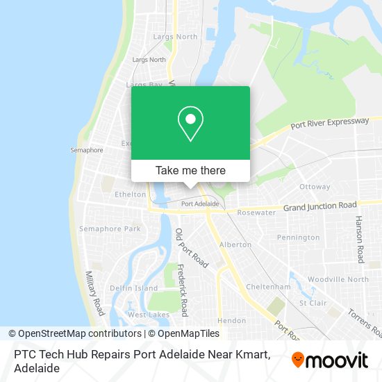 PTC Tech Hub Repairs Port Adelaide Near Kmart map