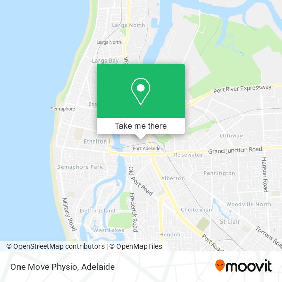 One Move Physio map