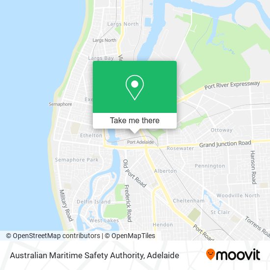 Australian Maritime Safety Authority map