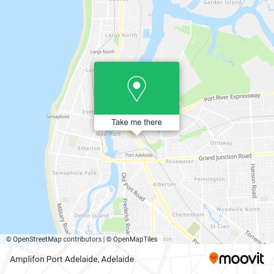 Mapa Amplifon Port Adelaide