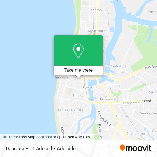 Mapa Dancesa Port Adelaide