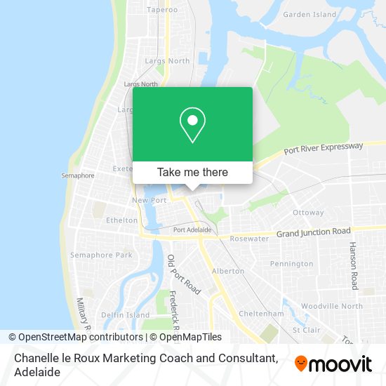 Chanelle le Roux Marketing Coach and Consultant map