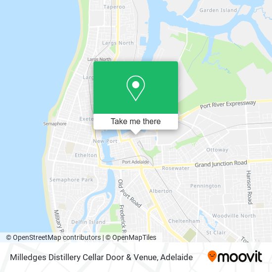 Milledges Distillery Cellar Door & Venue map