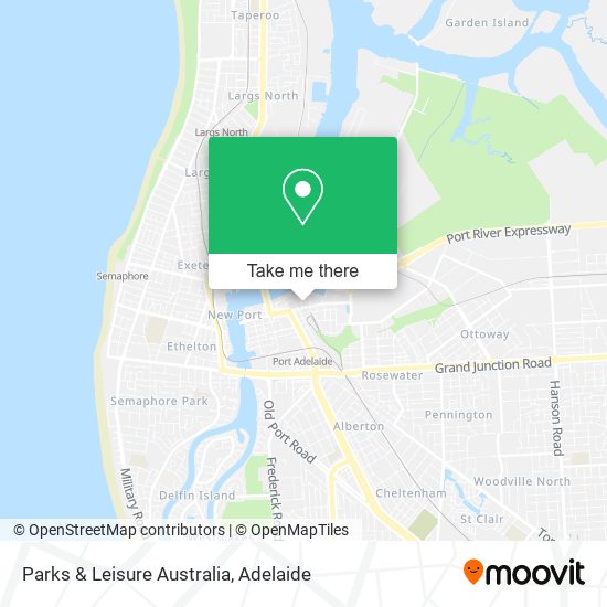 Mapa Parks & Leisure Australia