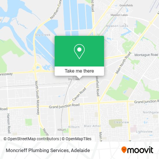 Moncrieff Plumbing Services map