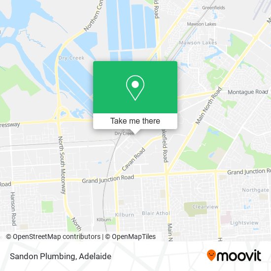 Sandon Plumbing map