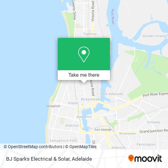 BJ Sparks Electrical & Solar map