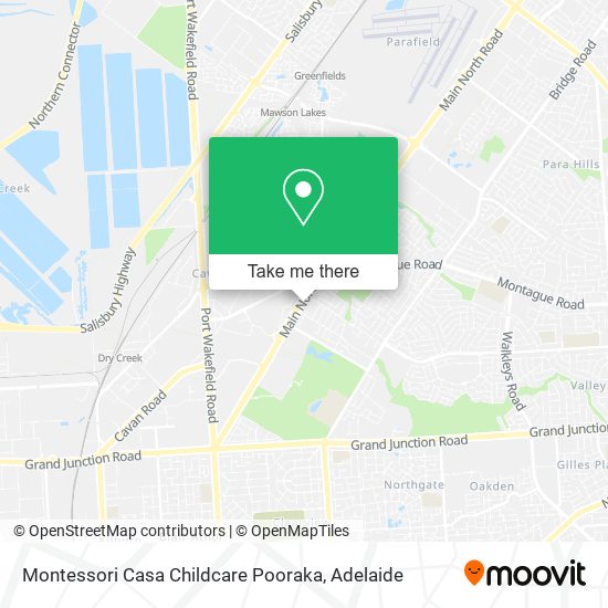 Montessori Casa Childcare Pooraka map