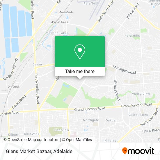 Glens Market Bazaar map