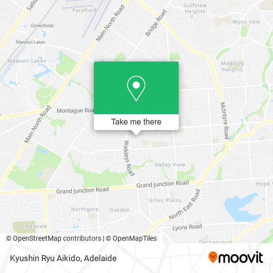 Kyushin Ryu Aikido map