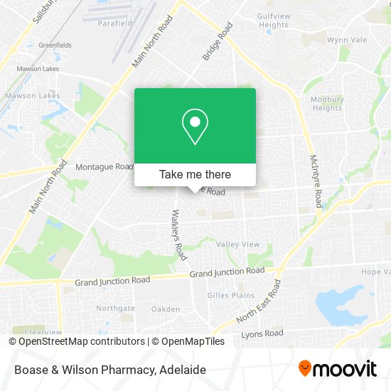 Boase & Wilson Pharmacy map