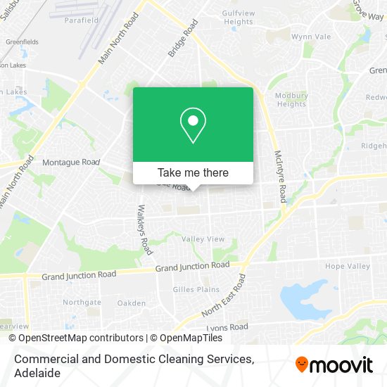 Commercial and Domestic Cleaning Services map