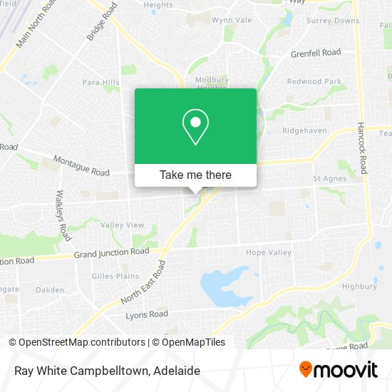 Ray White Campbelltown map