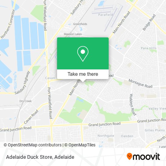 Adelaide Duck Store map