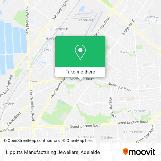 Lippitts Manufacturing Jewellers map