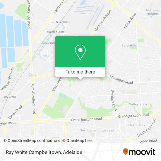 Ray White Campbelltown map