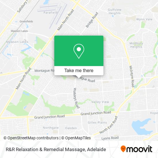 R&R Relaxation & Remedial Massage map