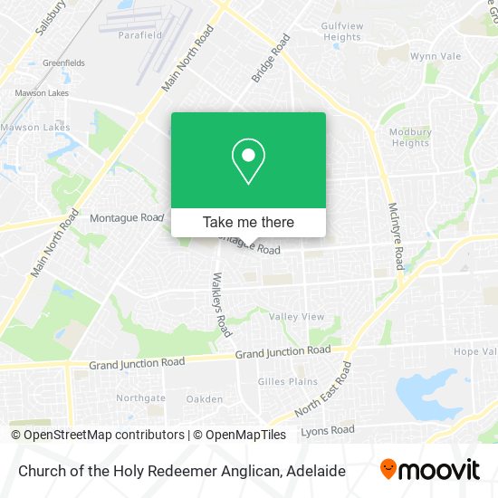 Church of the Holy Redeemer Anglican map