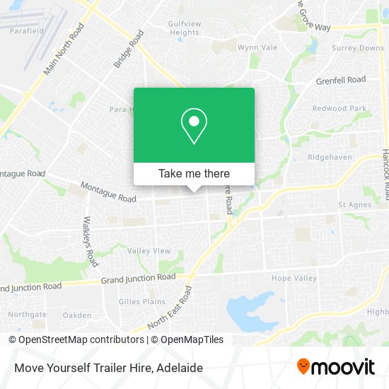 Move Yourself Trailer Hire map