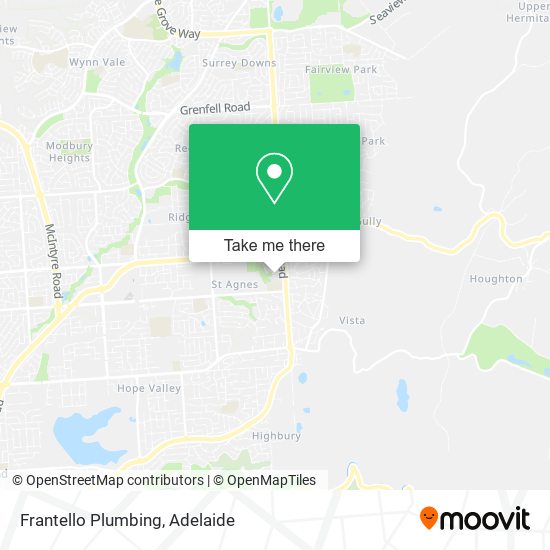 Frantello Plumbing map