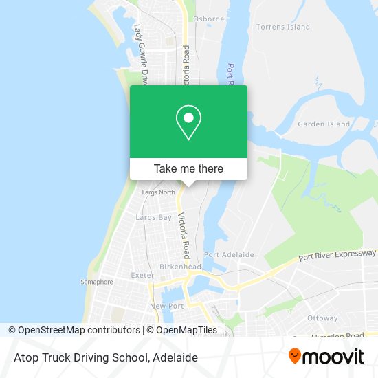 Atop Truck Driving School map