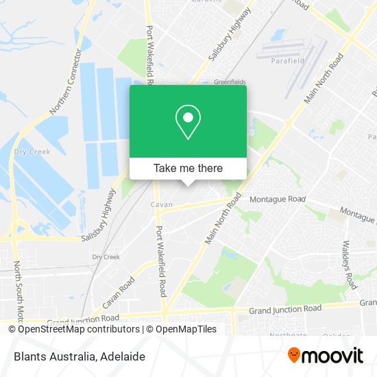 Blants Australia map