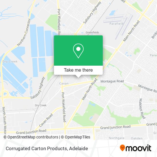 Corrugated Carton Products map