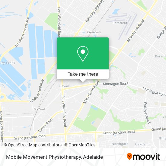 Mapa Mobile Movement Physiotherapy