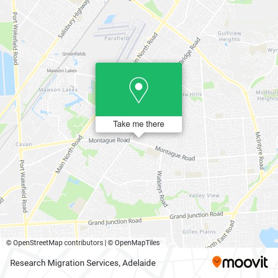 Research Migration Services map