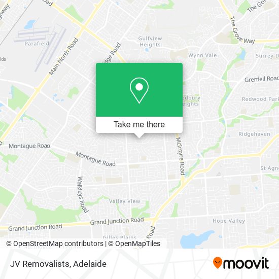 JV Removalists map