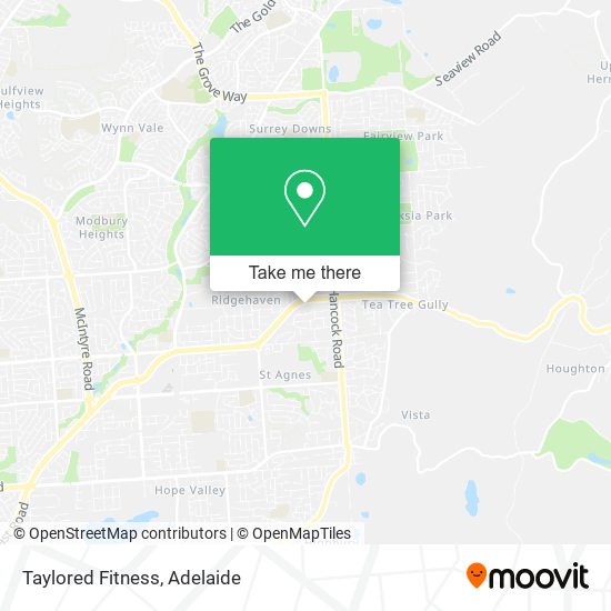 Taylored Fitness map