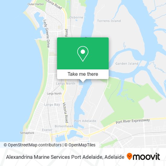 Alexandrina Marine Services Port Adelaide map