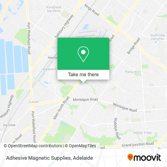 Adhesive Magnetic Supplies map