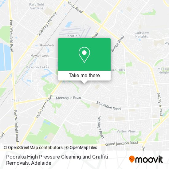 Pooraka High Pressure Cleaning and Graffiti Removals map