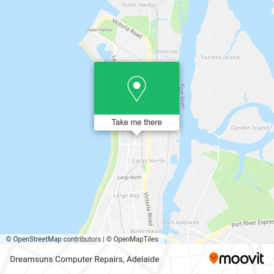 Mapa Dreamsuns Computer Repairs