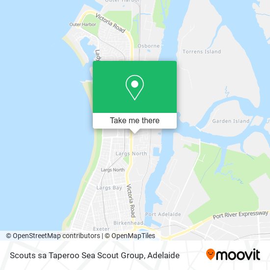 Scouts sa Taperoo Sea Scout Group map