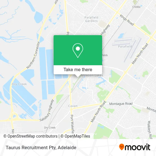 Mapa Taurus Recruitment Pty