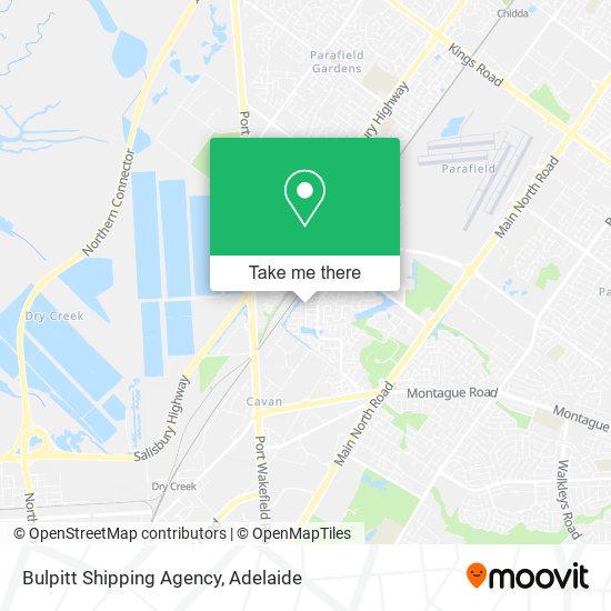 Mapa Bulpitt Shipping Agency