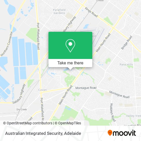 Mapa Australian Integrated Security