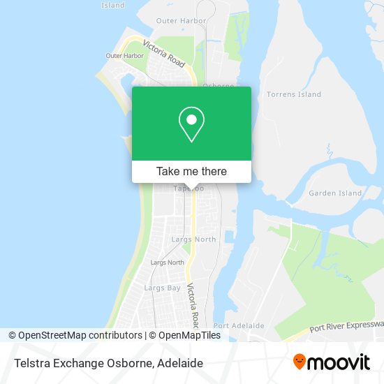 Telstra Exchange Osborne map