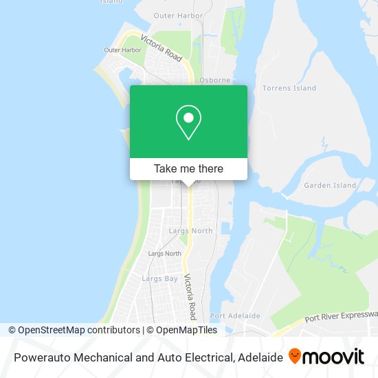 Powerauto Mechanical and Auto Electrical map