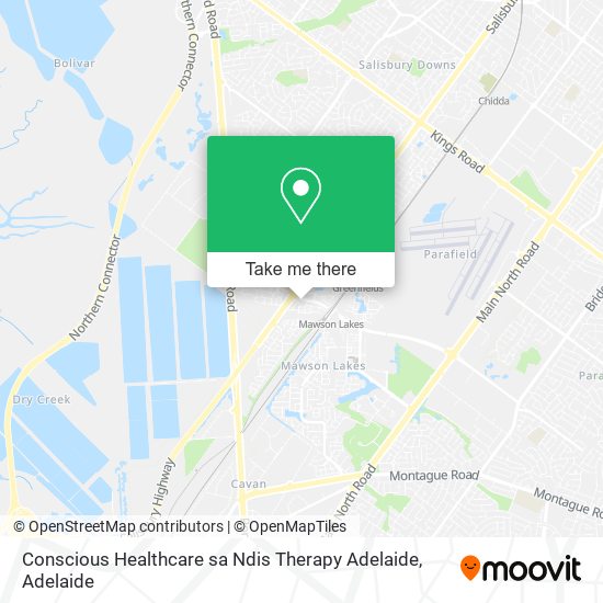 Conscious Healthcare sa Ndis Therapy Adelaide map