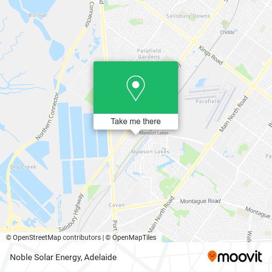 Noble Solar Energy map