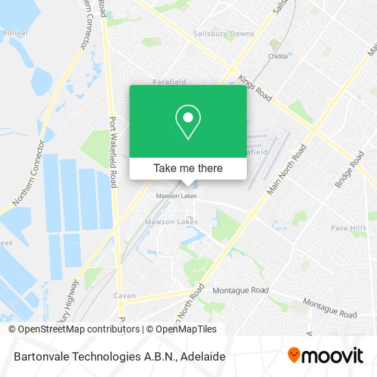 Mapa Bartonvale Technologies A.B.N.