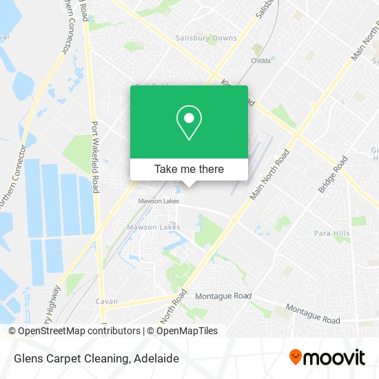 Mapa Glens Carpet Cleaning